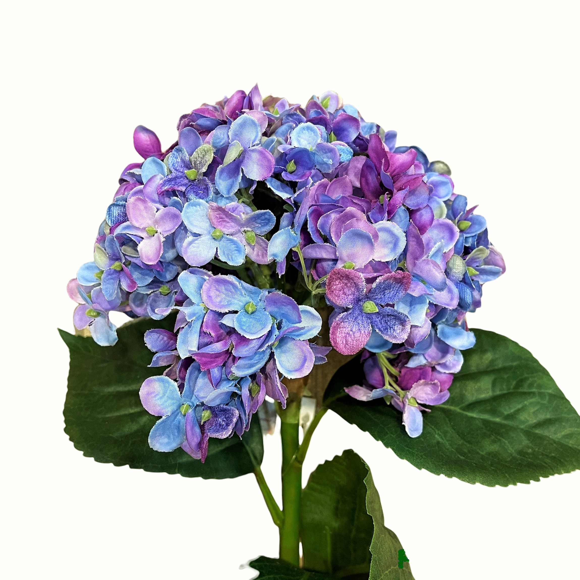 Ortansia plastic flower in purple & blue 90cm by M.S.A.® - Avazu